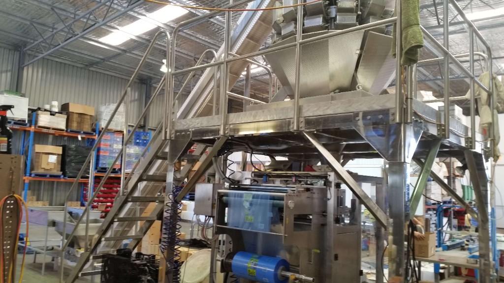 Vertical form fill seal bait packing machine at Earlybird Bait