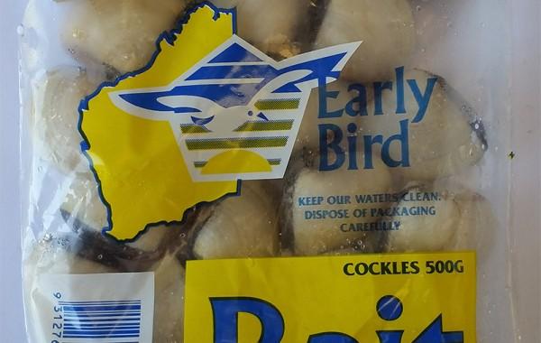 Cockles frozen bait — Earlybird Bait Western Australia