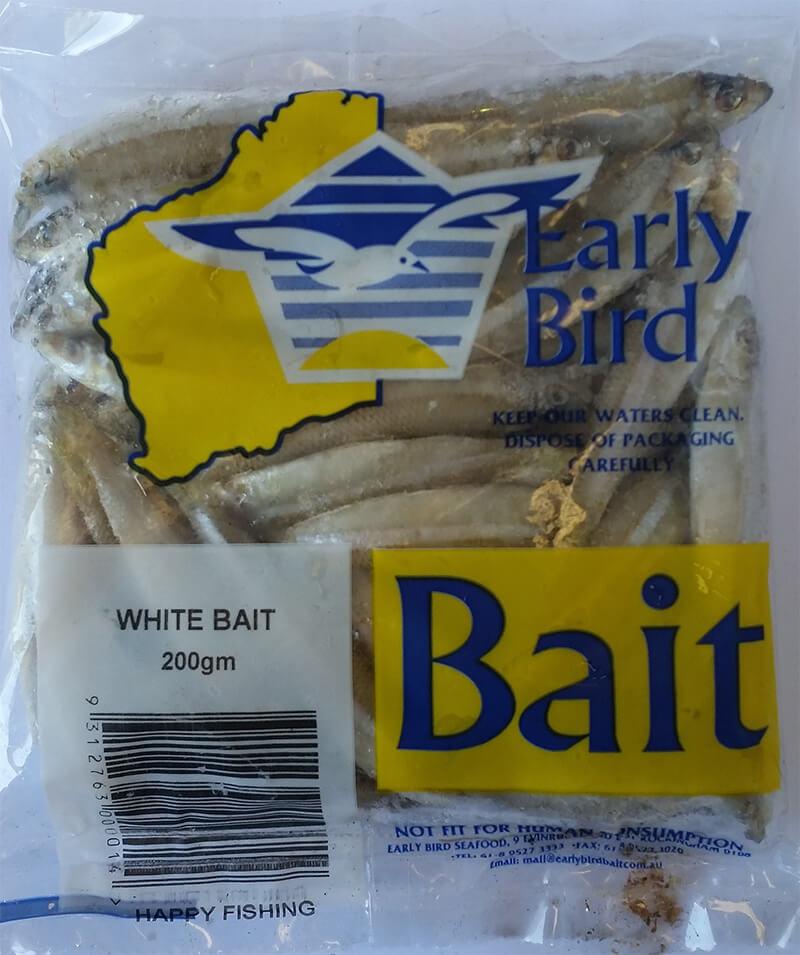 Whitebait frozen bait — Earlybird Bait Western Australia