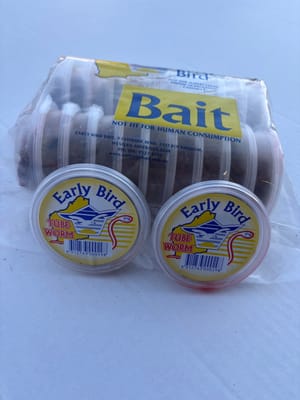 Tube Worms frozen bait — Earlybird Bait Western Australia